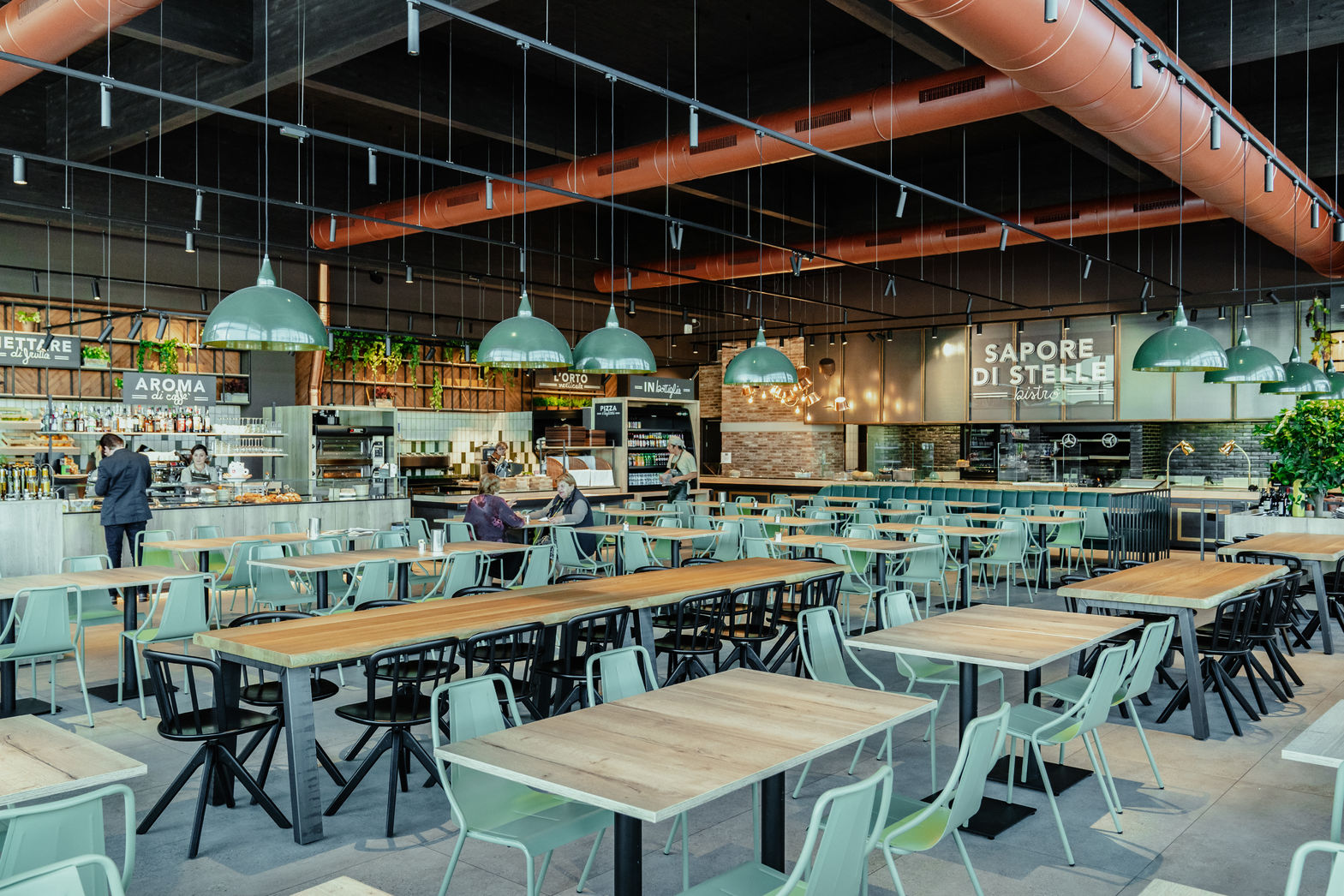 Our projects SAPORE DI STELLE, Restaurant Tecnoarredamenti
